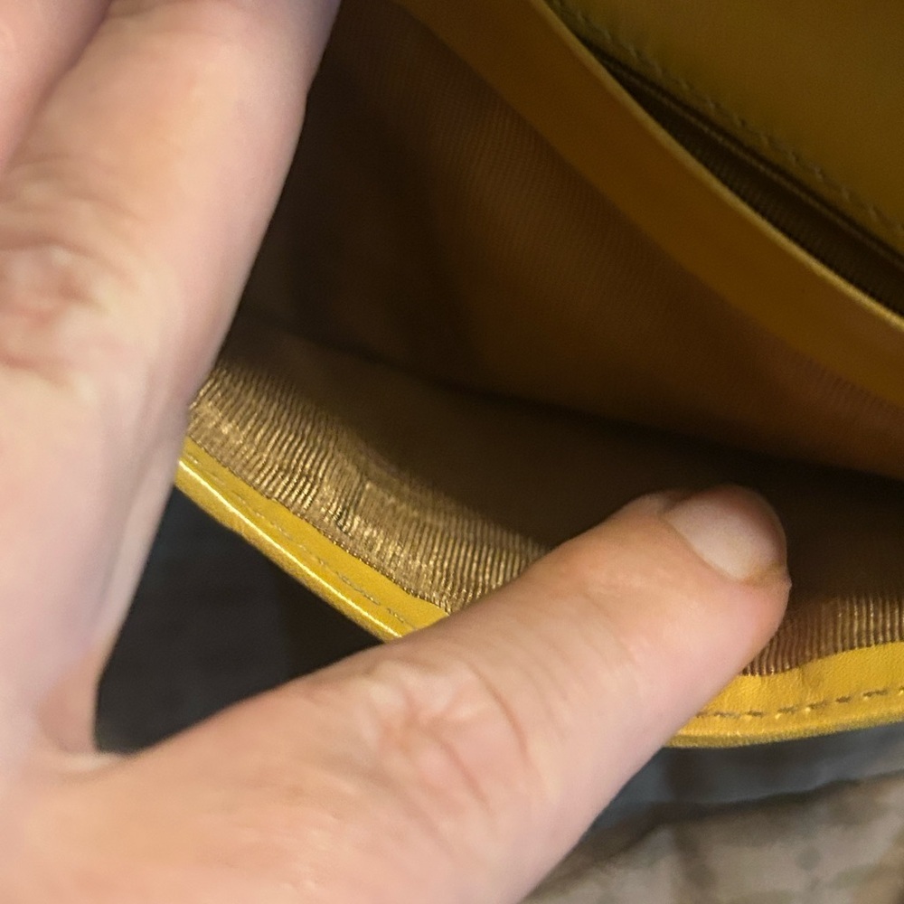vintage Celine Macadam canvas long bifold wallet with leather trim. - Picture 12 of 15